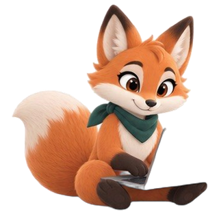 Le renard Clair, mascotte du site, compare les critères